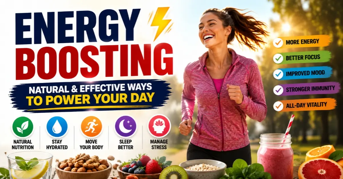 Energy Boosting: Natural Ways to Feel More Active and Focused Every Day