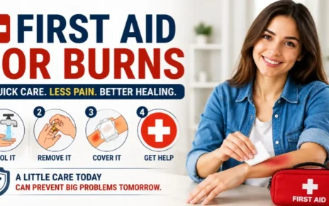 first aid for burns