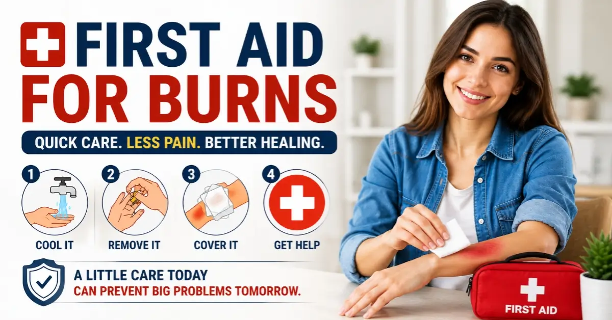 first aid for burns