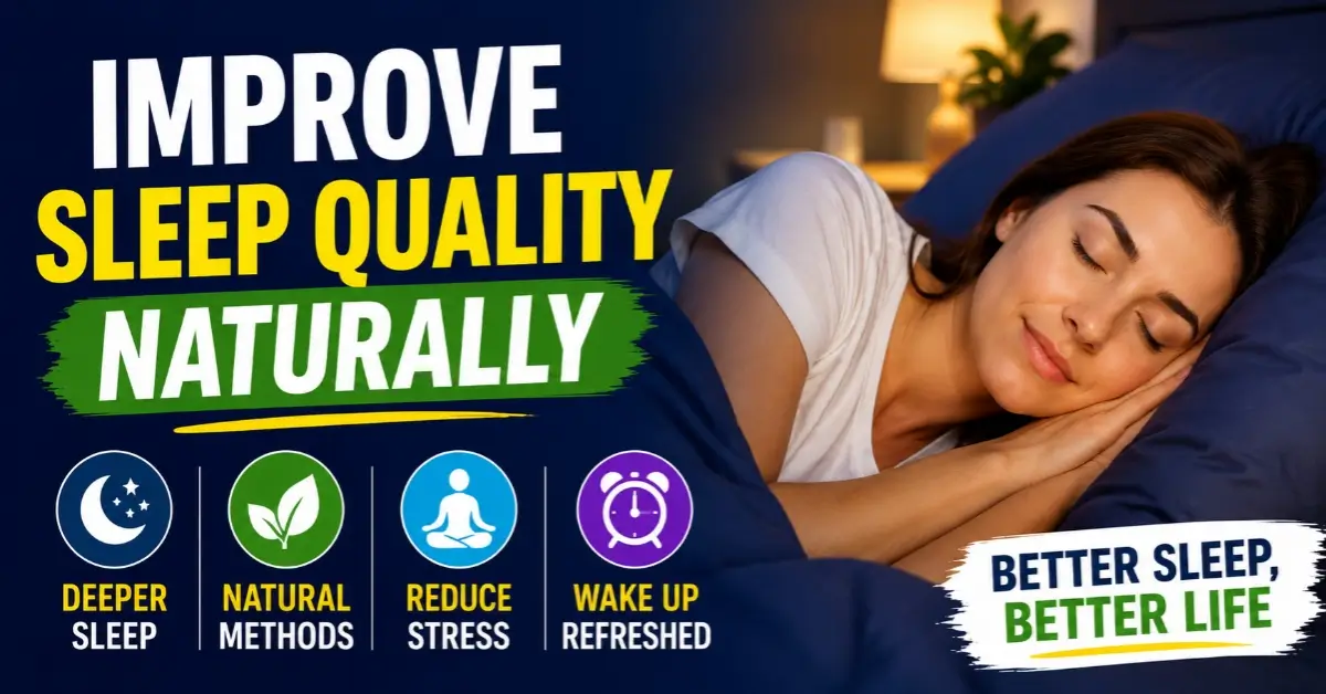 improve sleep quality naturally