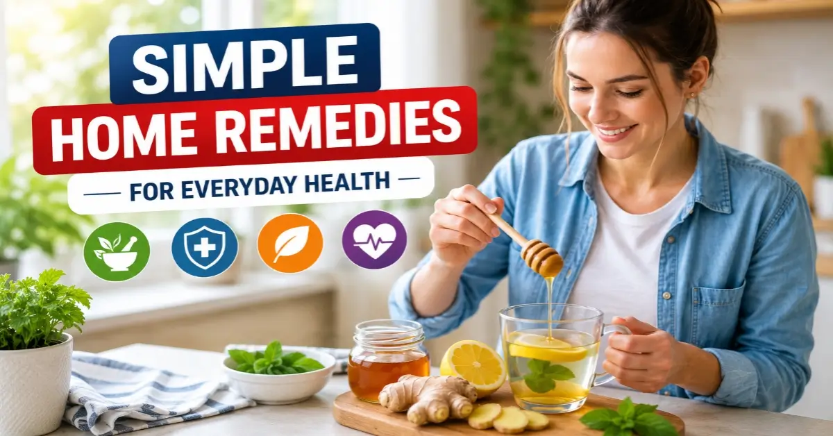simple home remedies for everyday health.