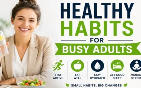 healthy habits for busy adults.
