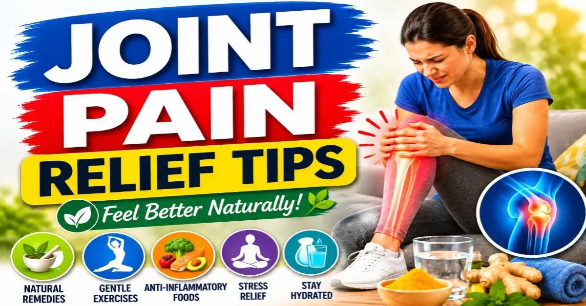 joint pain relief tips.