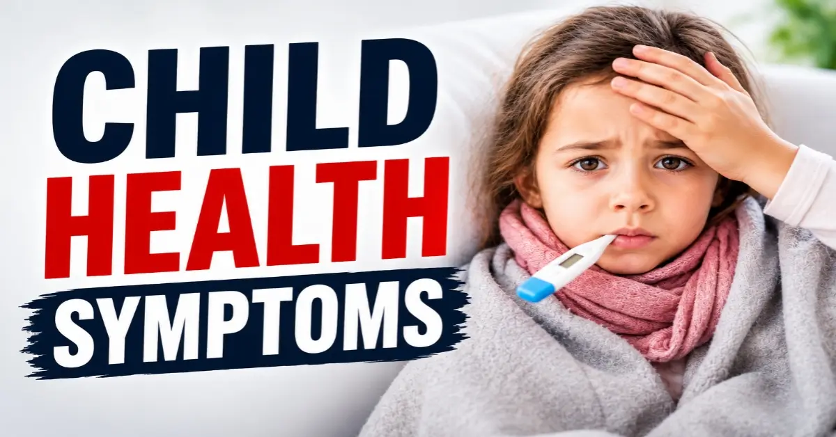child health symptoms warning signs.