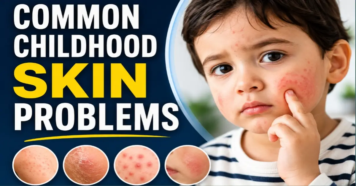 common childhood skin problems rashes.