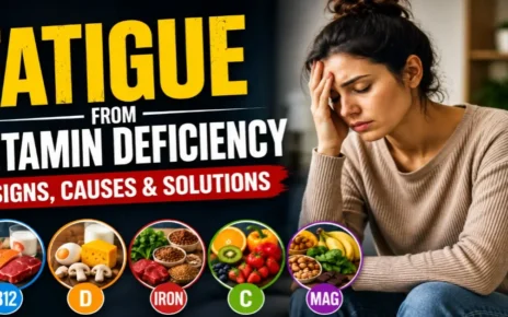 fatigue from vitamin deficiency signs solutions.
