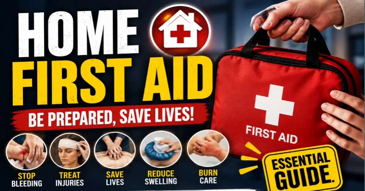 home first aid emergency care guide.
