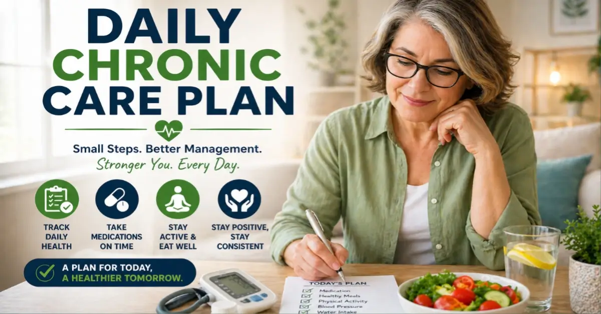 daily chronic care-plan healthy lifestyle routine.