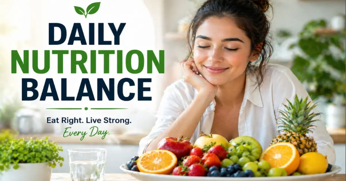 daily nutrition balance healthy eating habits