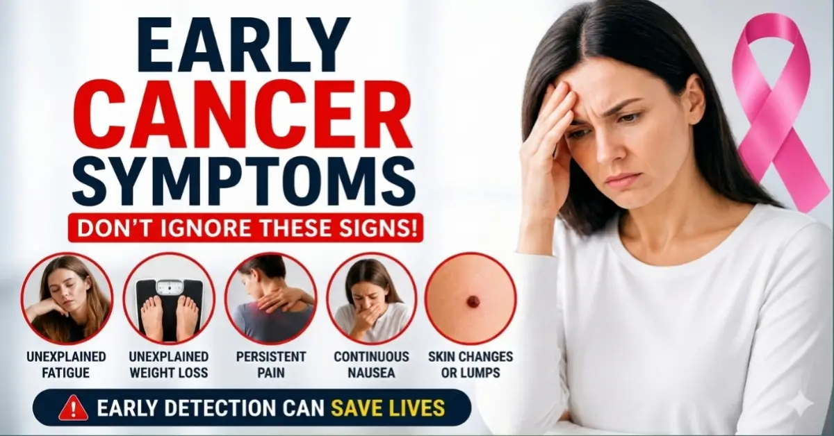 early cancer symptoms warning signs.