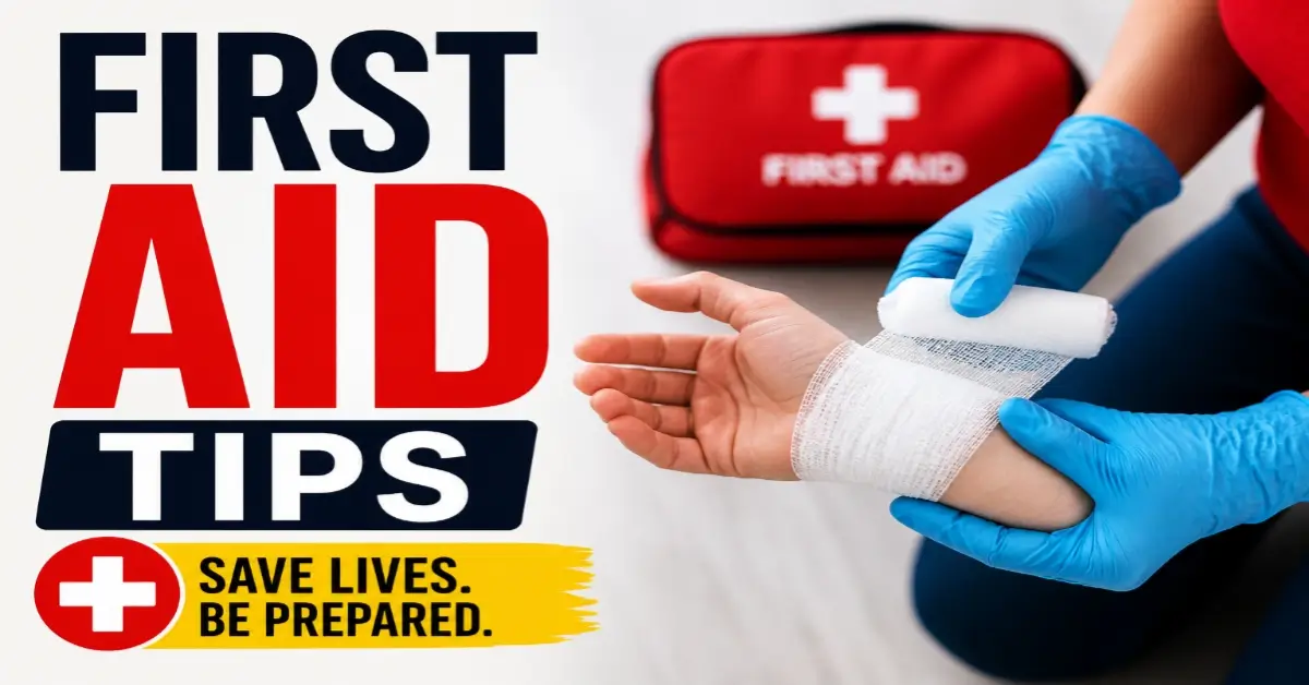 first aid tips emergency care guide.