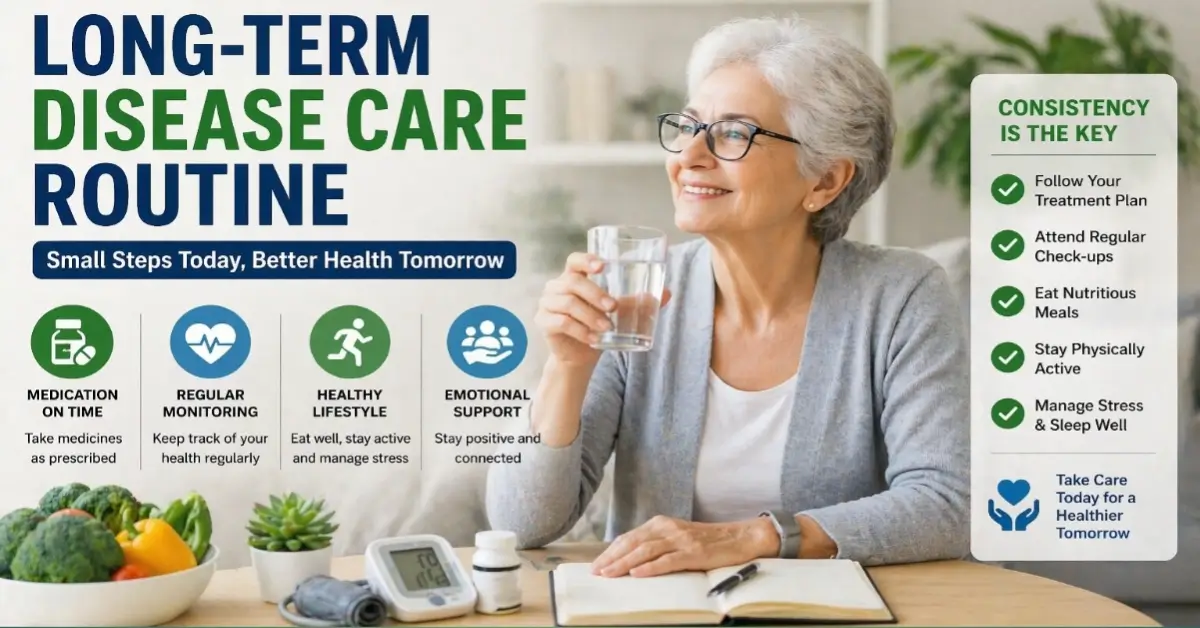 long-term disease care routine