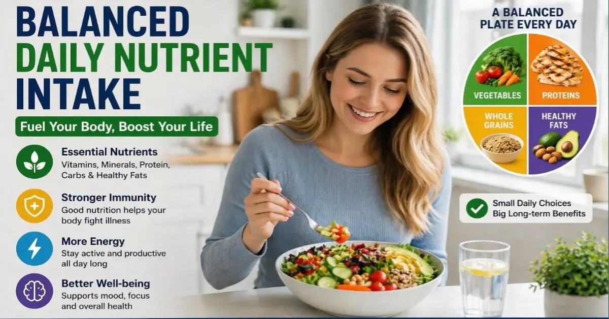 balanced daily nutrient intake