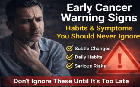 early cancer warning habits symptoms signs