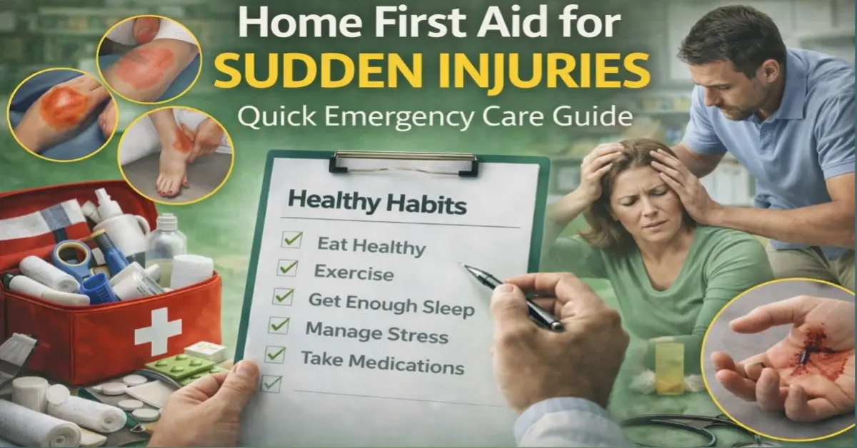 home first aid for sudden injuries