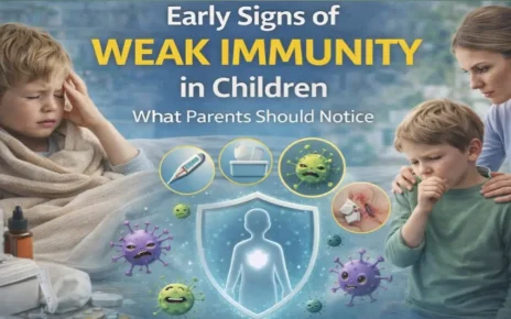 early signs of weak immunity in children
