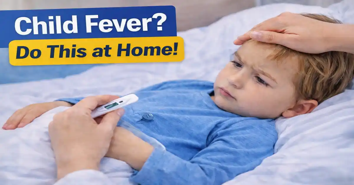 child fever management at home