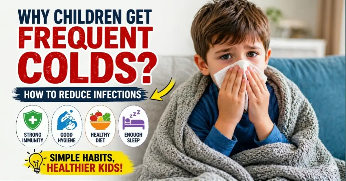 Why Children Get Frequent Colds and How to Reduce Infections