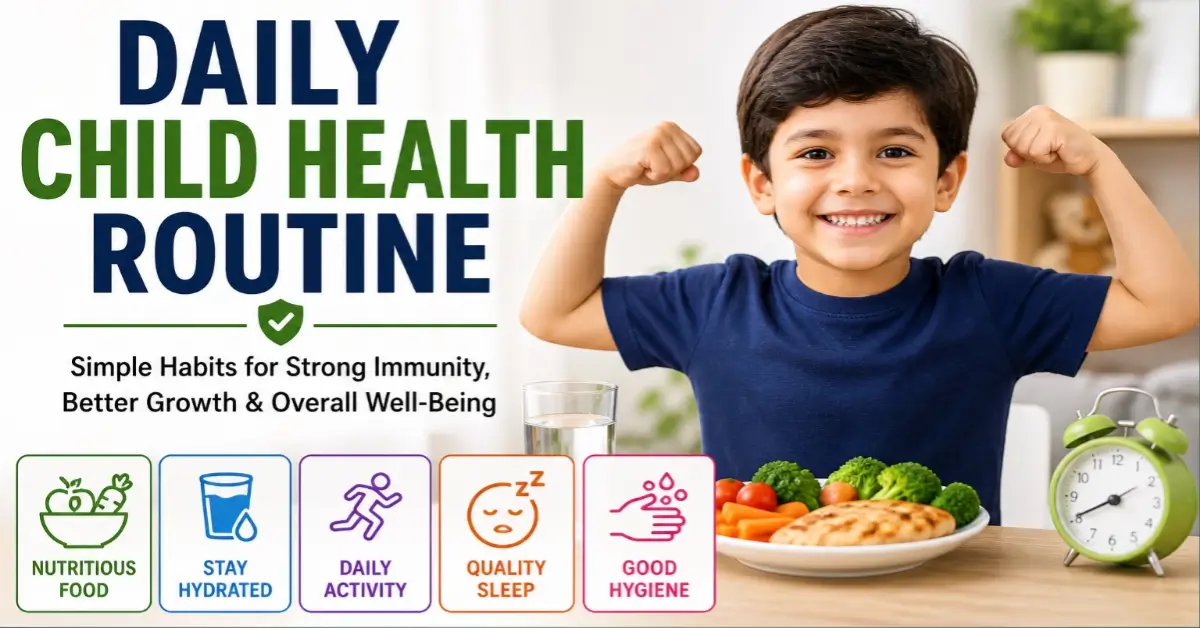 Daily Child Health Routine for Strong Immunity