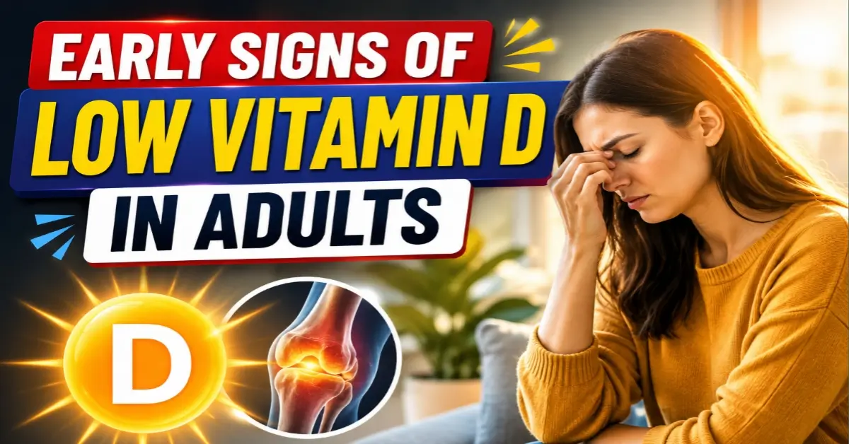 Early Signs Of Low Vitamin D In Adults