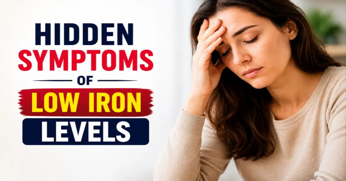 Hidden Symptoms Of Low Iron Levels