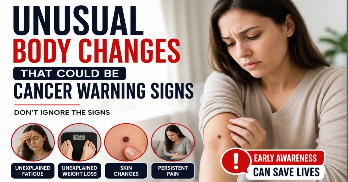 Unusual Body Changes That Could Be Cancer Warning Signs